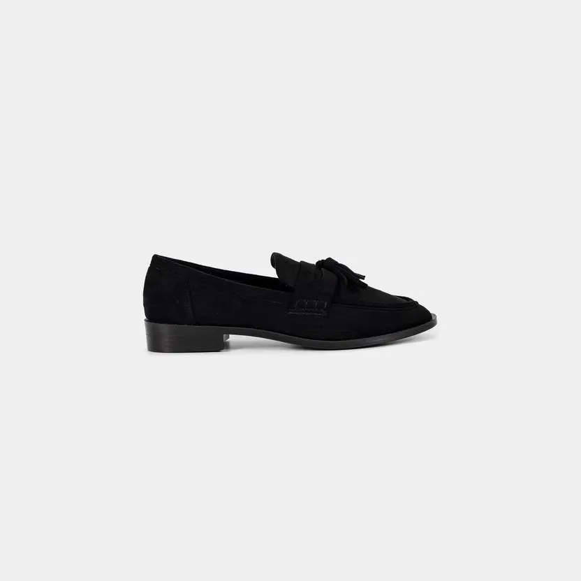 Mocassins à Glands en Suédine pour Femme